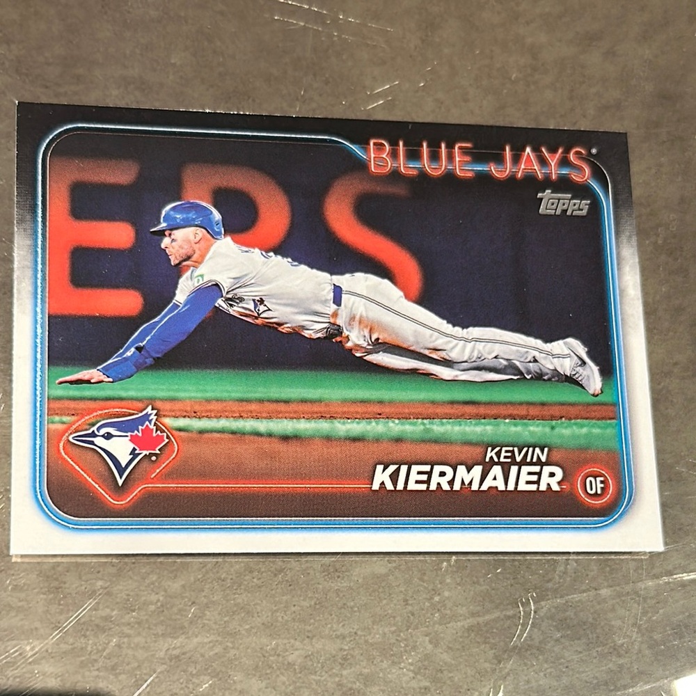 Topps Blue Jays Diving Player Card